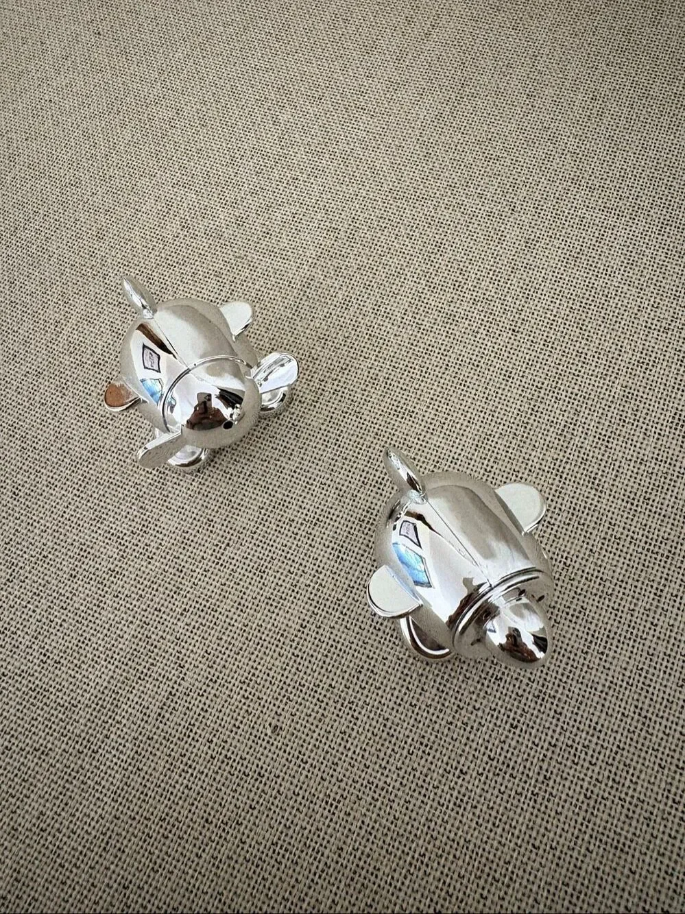 Virgin Atlantic Airplane Salt & Pepper Shakers Cruet Set Unused Airline Memorabi